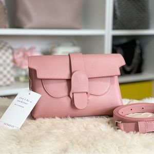 Senreve Aria Belt Bag in Pebbled Mauve w/ Chain (MAKE OFFER)